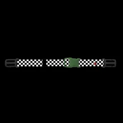 Detachable Chest Strap Checkerboard Green