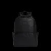 Kane Double Pocket Large Backpack Coated Canvas Black
