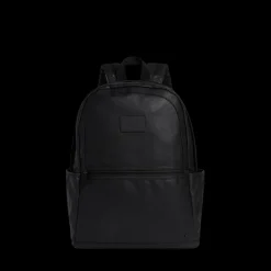 Kane Double Pocket Large Backpack Coated Canvas Black