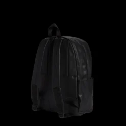 Kane Double Pocket Large Backpack Coated Canvas Black