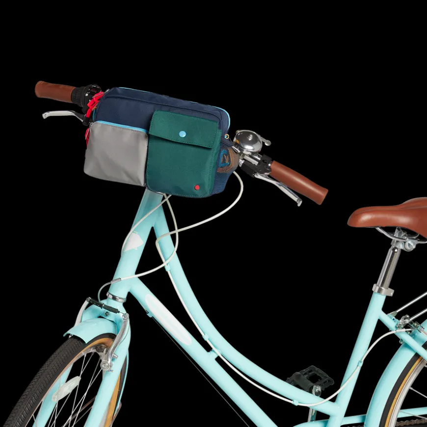 Kane Kids Bike Bag Color Block Green/Navy
