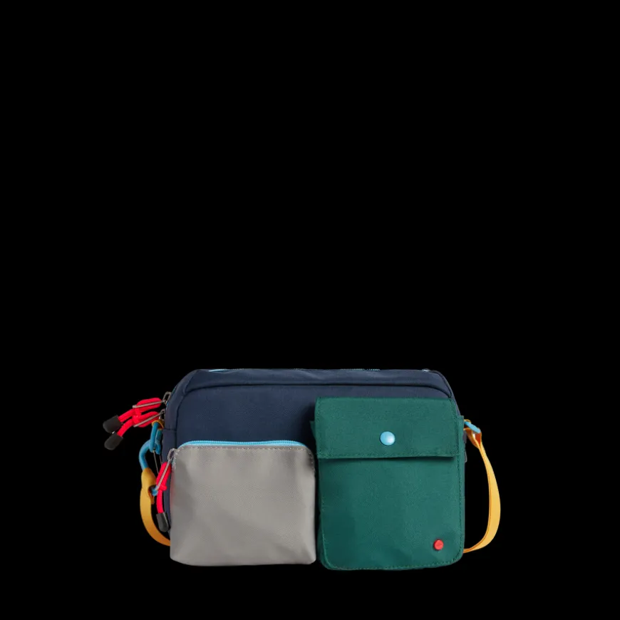 Kane Kids Bike Bag Color Block Green/Navy