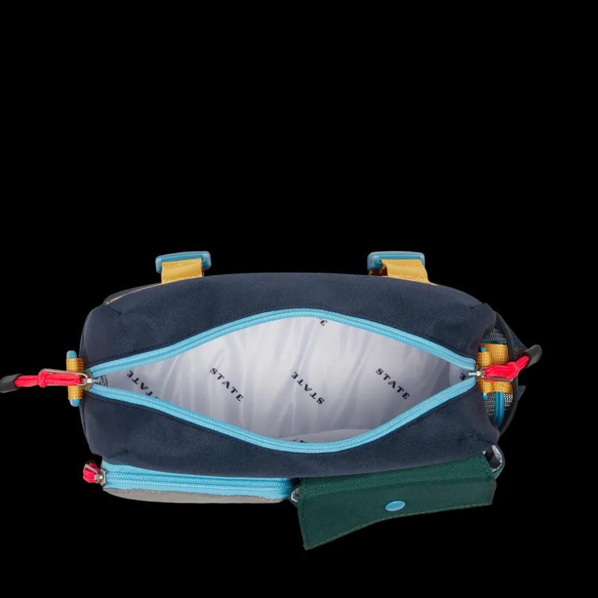 Kane Kids Bike Bag Color Block Green/Navy