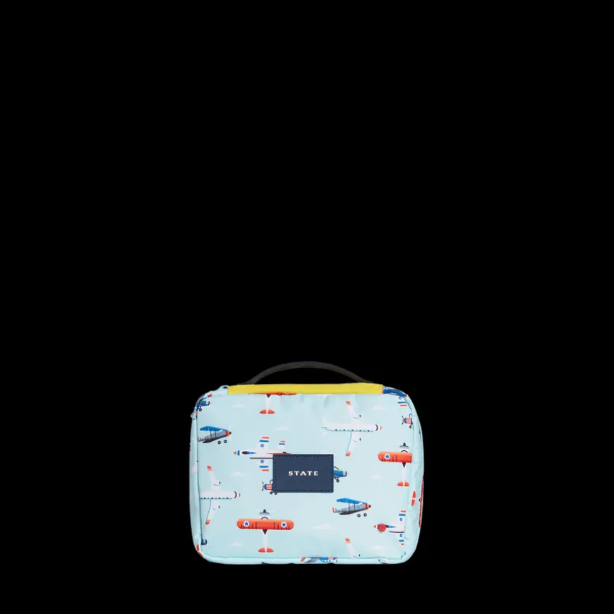 Laguardia Dopp Kit Printed Canvas Airplanes