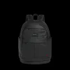 Lenox with Shoe Pocket Backpack Coated Canvas Black