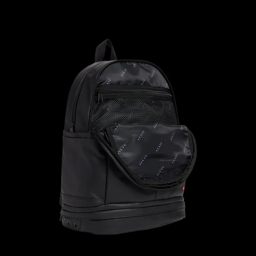 Lenox with Shoe Pocket Backpack Coated Canvas Black