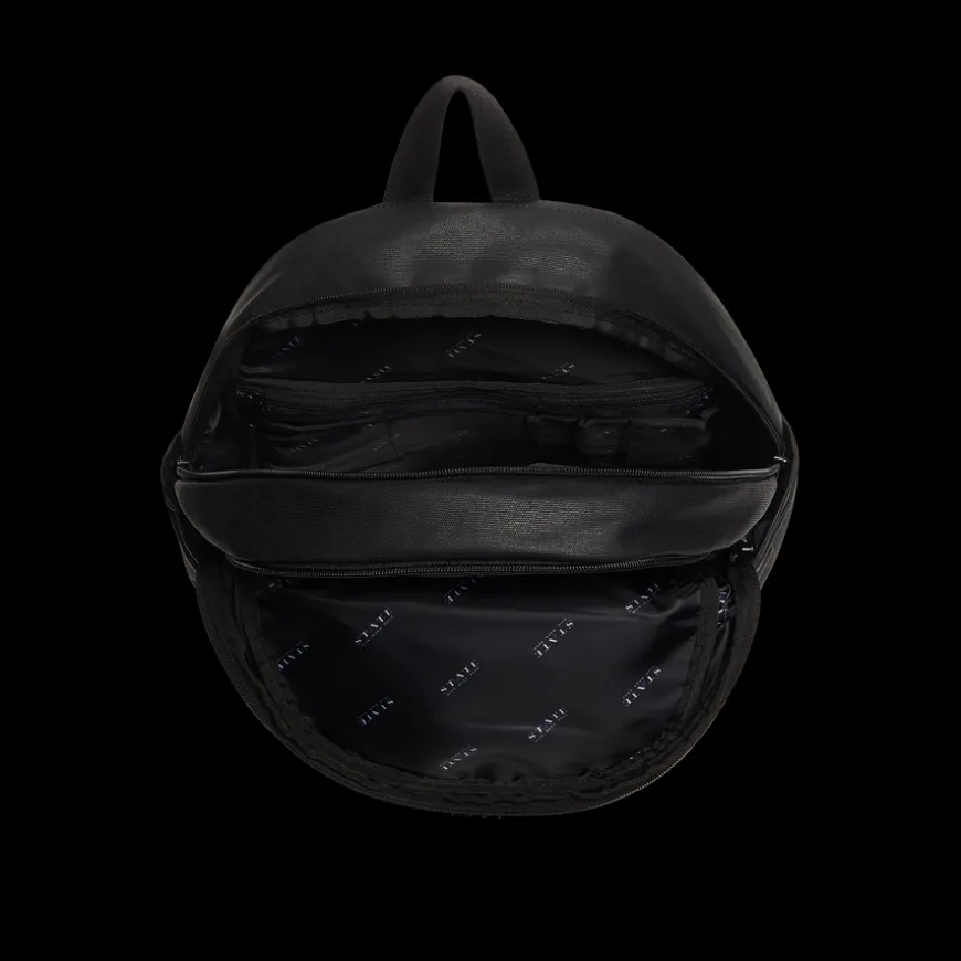 Lenox with Shoe Pocket Backpack Coated Canvas Black