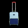 Logan Suitcase Color Block Navy/Neon