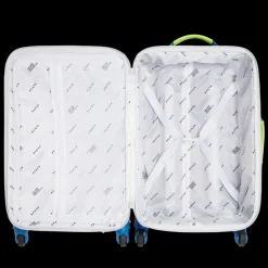 Logan Suitcase Color Block Navy/Neon