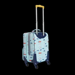 Logan Suitcase Printed Canvas Airplanes
