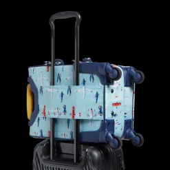 Logan Suitcase Printed Canvas Airplanes