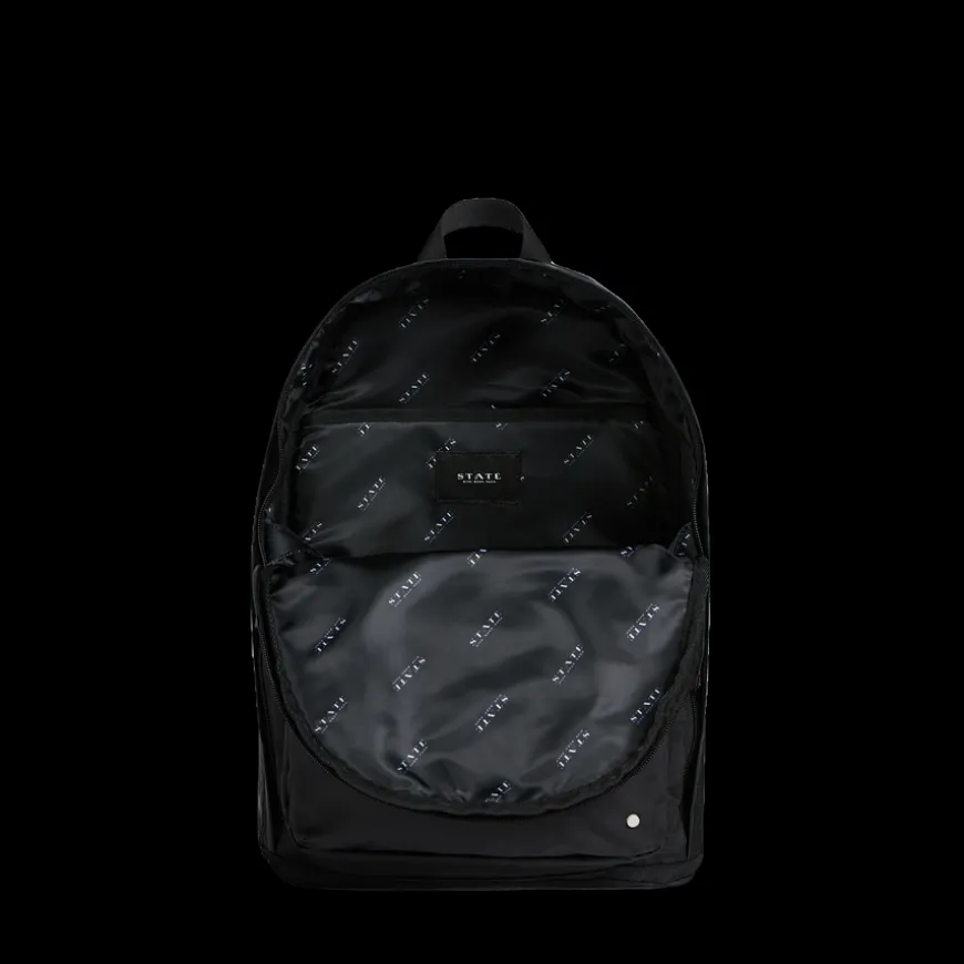 Lorimer Nylon Backpack Black/Black