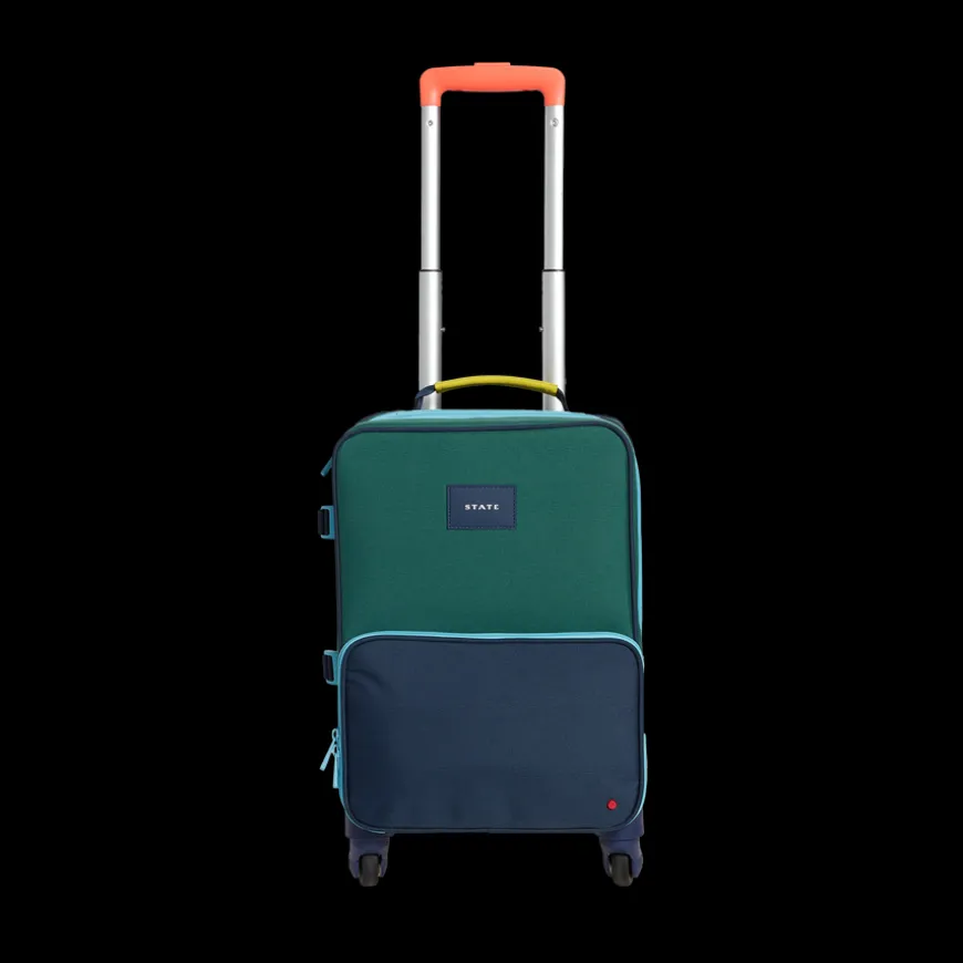 Mini Logan Suitcase Color Block Green/Navy