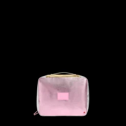 STATE Bags | Bensen Toiletry Kit Large Metallic Pink/Silver