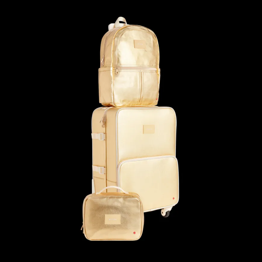 STATE Bags | Bensen Toiletry Kit Metallic Gold