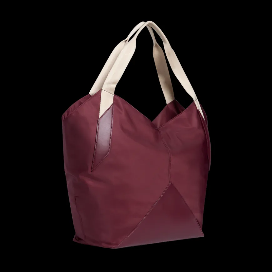 STATE Bags | Beverly Tote Recycled Nylon Burgundy