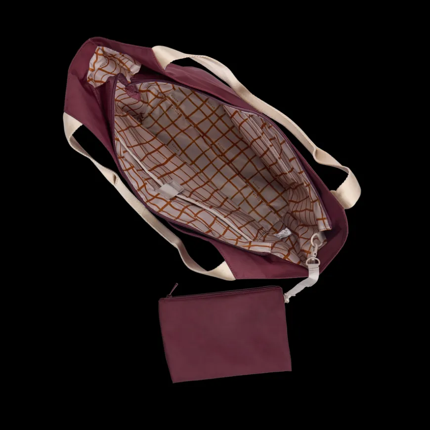 STATE Bags | Beverly Tote Recycled Nylon Burgundy