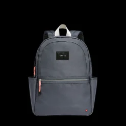 STATE Bags | Evans Double Pocket Backpack Polyester Canvas Dark Gray