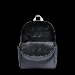 STATE Bags | Evans Double Pocket Backpack Polyester Canvas Dark Gray