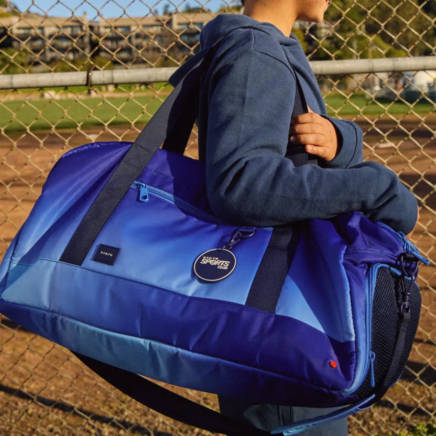 STATE Bags | Fenway Sports Duffle Blue Gradient