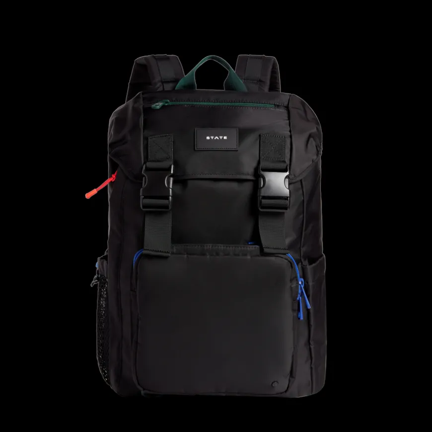 STATE Bags | Grove Rucksack Nylon Black