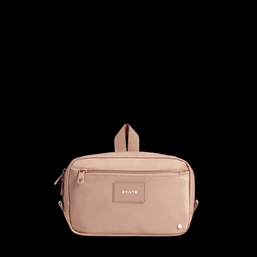 STATE Bags | Hart Dopp Kit Nylon Latte
