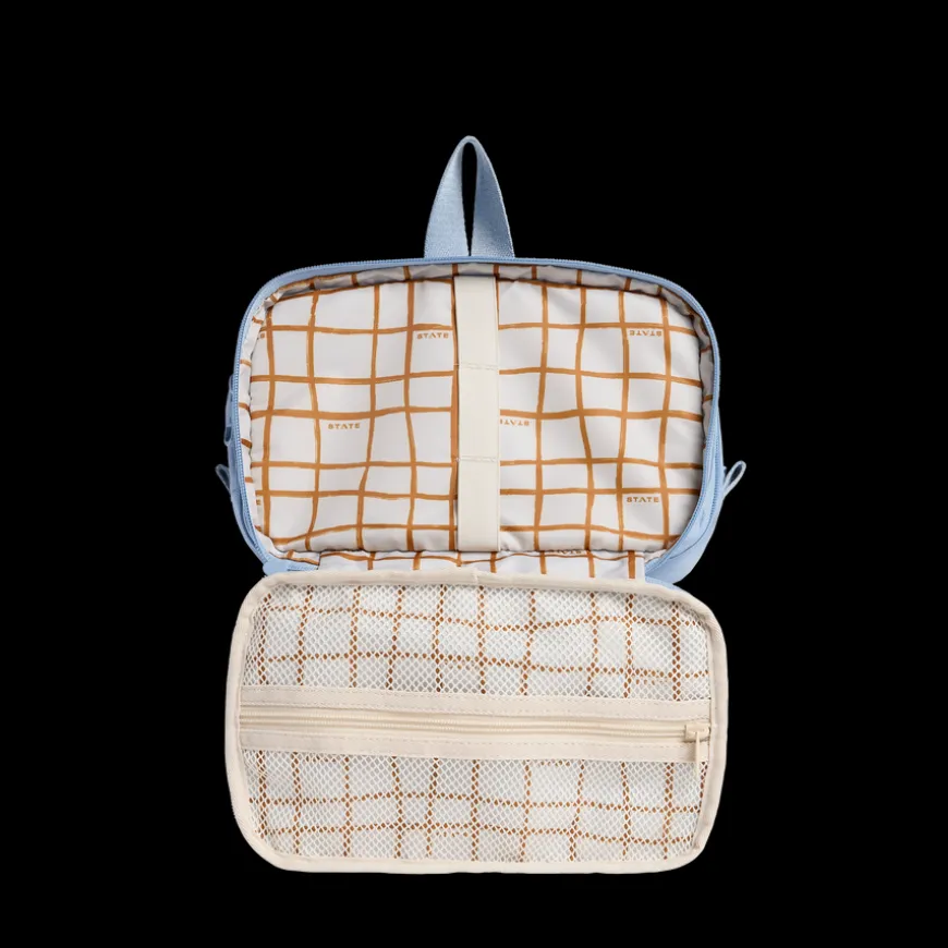 STATE Bags | Hart Dopp Kit Nylon Ice Blue