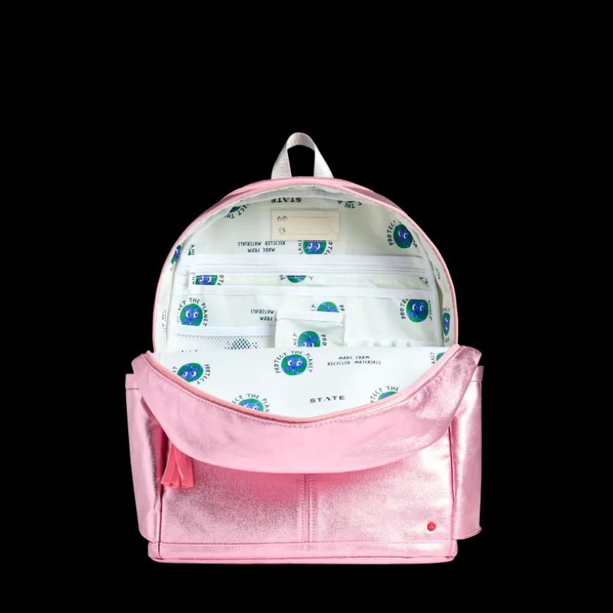 STATE Bags | Kane Double Pocket Backpack Quilted Sequins