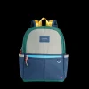 STATE Bags | Kane Kids Backpack Polyester Canvas Green/Navy | Back to School | Travel Backpack