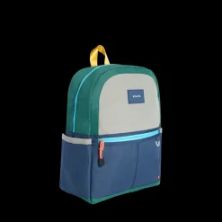STATE Bags | Kane Kids Backpack Polyester Canvas Green/Navy | Back to School | Travel Backpack