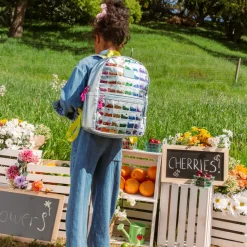 STATE Bags | Kane Kids Backpack Metallic Quilted Sequin