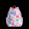 STATE Bags | Kane Kids Double Pocket Backpack Recycled Poly Canvas Daisies
