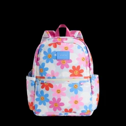 STATE Bags | Kane Kids Double Pocket Backpack Recycled Poly Canvas Daisies