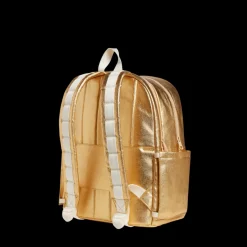 STATE Bags | Kane Kids Double Pocket Backpack Metallic Gold