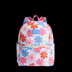 STATE Bags | Kane Kids Large Backpack Recycled Poly Canvas Daises | Back to School | Travel Backpack