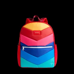 STATE Bags | Kane Kids Large Backpack Nylon Puffer Rainbow Chevron | Back to School | Travel Backpack