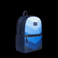 STATE Bags | Kane Kids Large Backpack Nylon Chevron Puffer Blue | Back to School | Travel Backpack