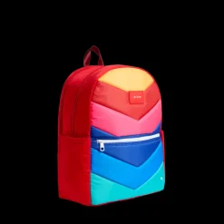 STATE Bags | Kane Kids Large Backpack Nylon Puffer Rainbow Chevron | Back to School | Travel Backpack