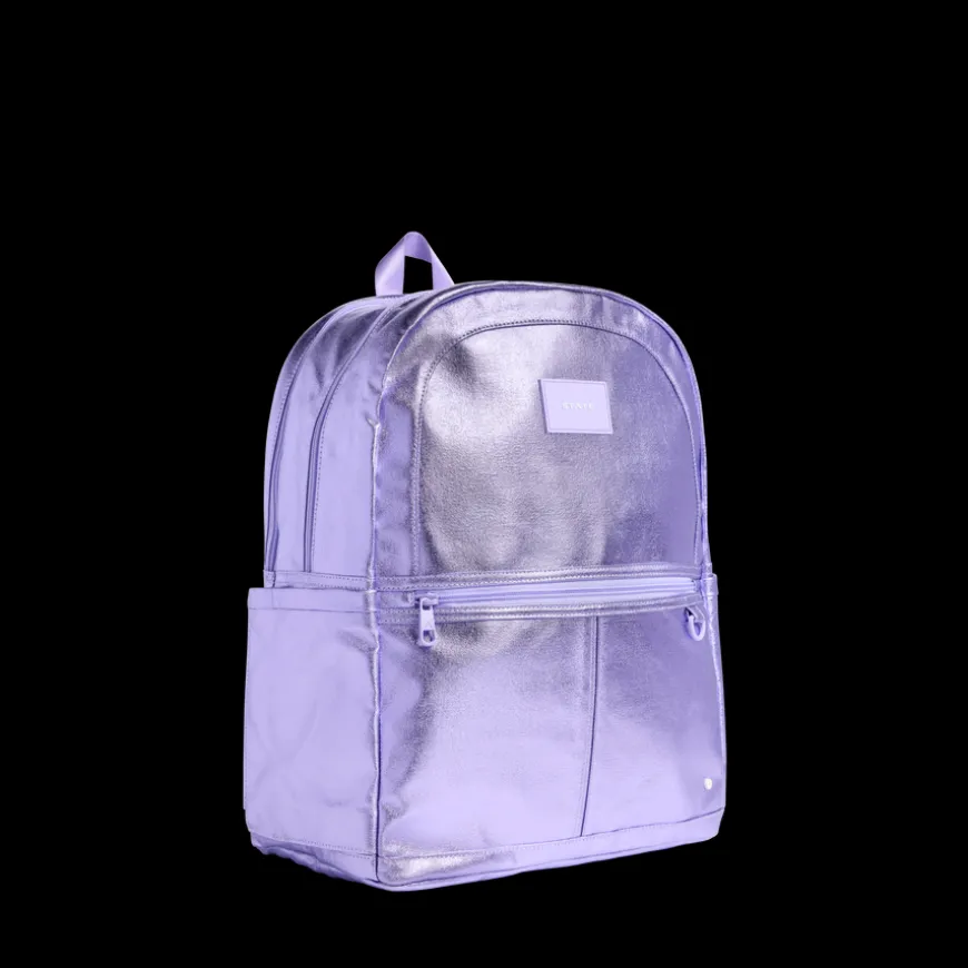 STATE Bags | Kane Kids Large Backpack Metallic Lilac | Back to School | Travel Backpack