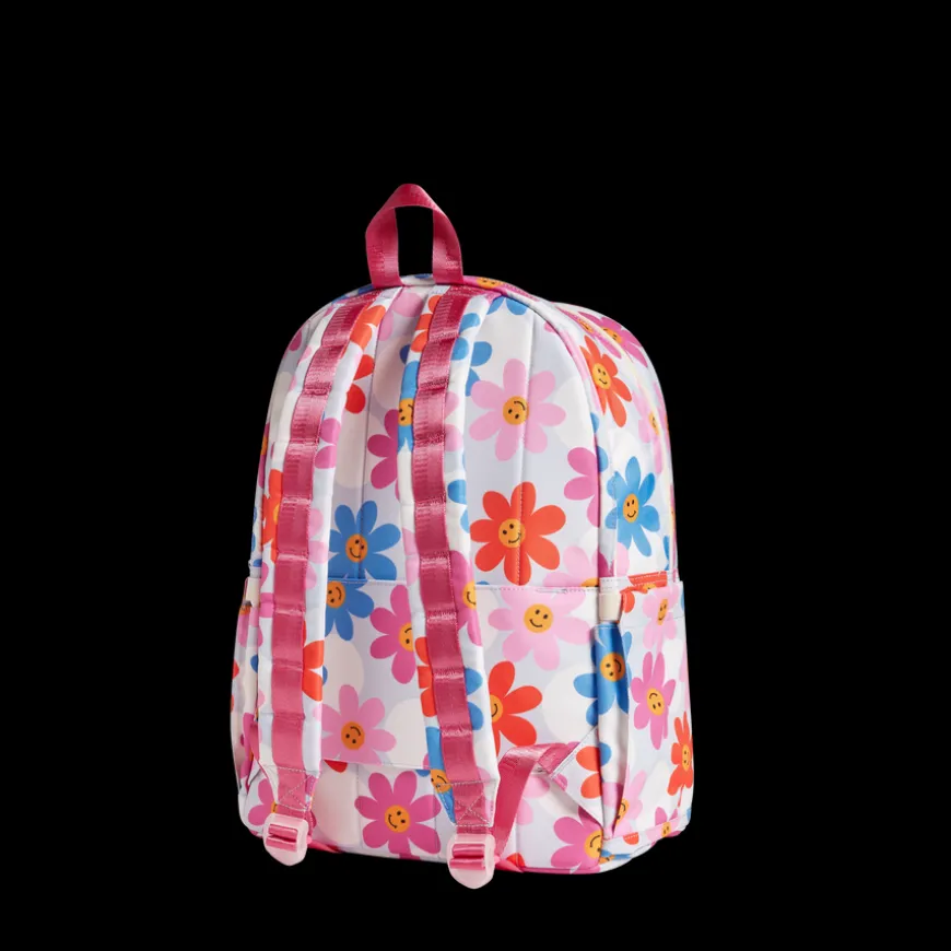 STATE Bags | Kane Kids Large Backpack Recycled Poly Canvas Daises | Back to School | Travel Backpack