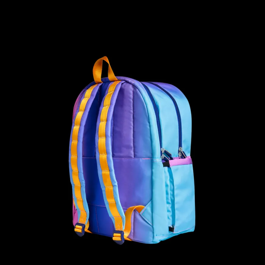 STATE Bags | Kane Kids Large Backpack Recycled Poly Canvas Blue/Pink Gradient | Back to School | Travel Backpack