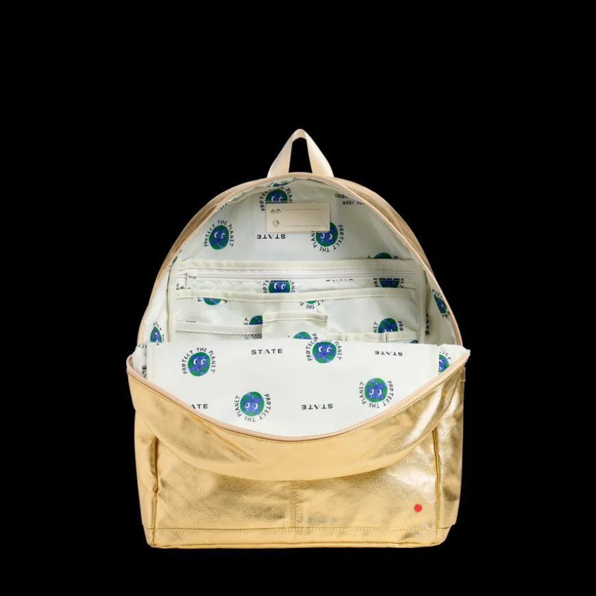 STATE Bags | Kane Kids Large Backpack Nylon Puffer Rainbow Chevron | Back to School | Travel Backpack