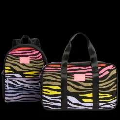 STATE Bags | Kane Kids Travel Backpack Tech Knit Zebra | Back to School | Travel Backpack