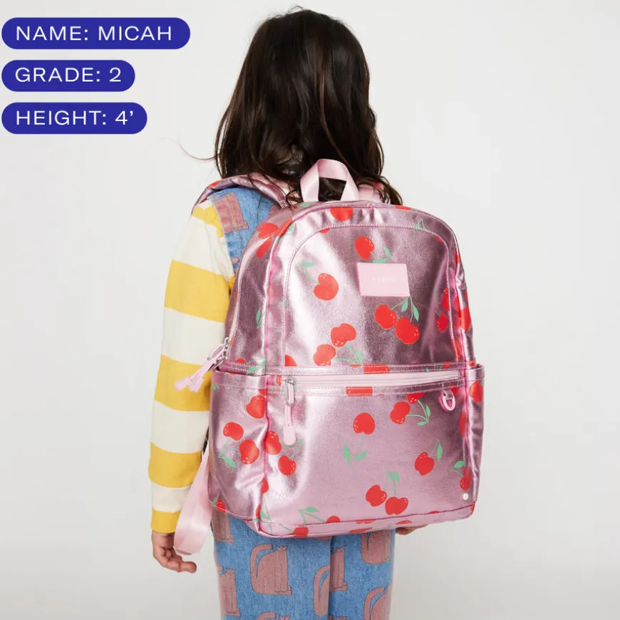 STATE Bags | Kane Kids Travel Backpack Metallic Gold | Back to School | Travel Backpack
