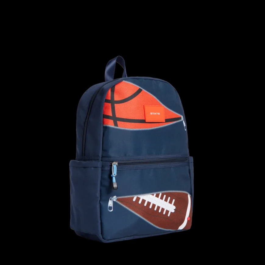 STATE Bags | Kane Kids Travel Backpack Printed Canvas Sports | Back to School | Travel Backpack