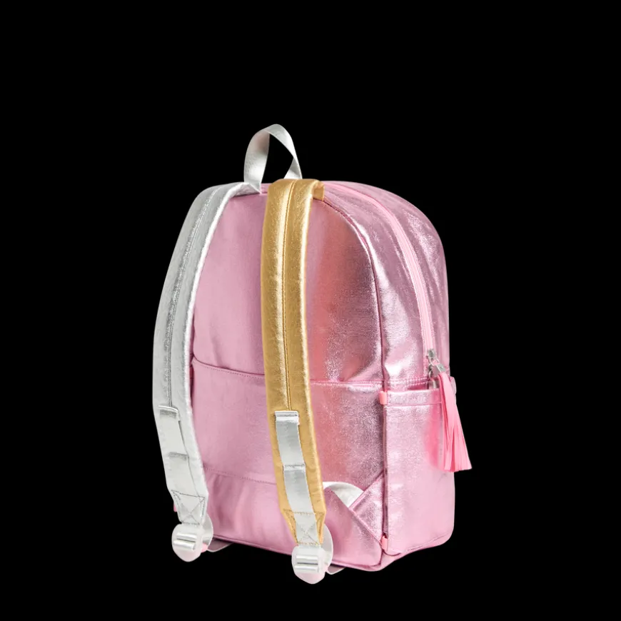 STATE Bags | Kane Kids Travel Backpack Metallic Pink/Silver | Back to School | Travel Backpack
