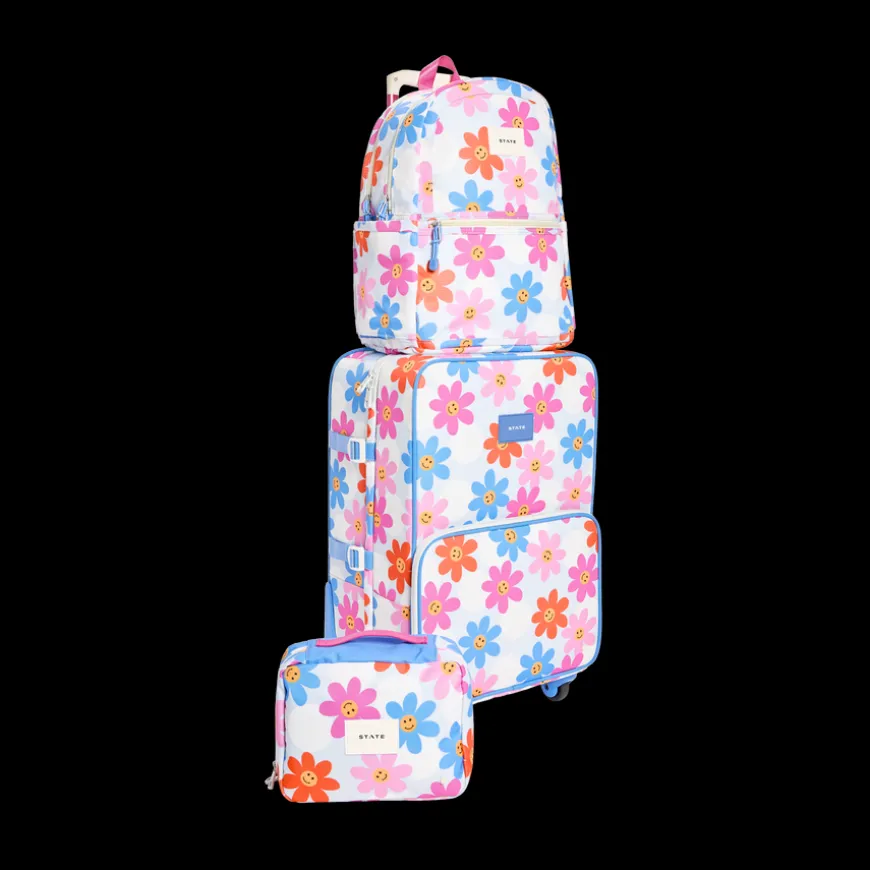 STATE Bags | Logan Check-In Suitcase Printed Canvas Daises