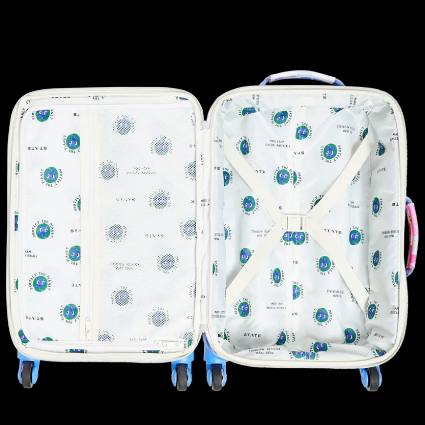 STATE Bags | Logan Check-In Suitcase Printed Canvas Daises
