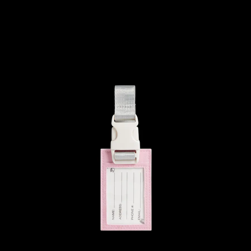 STATE Bags | Logan Luggage Tag Metallic Pink/Silver