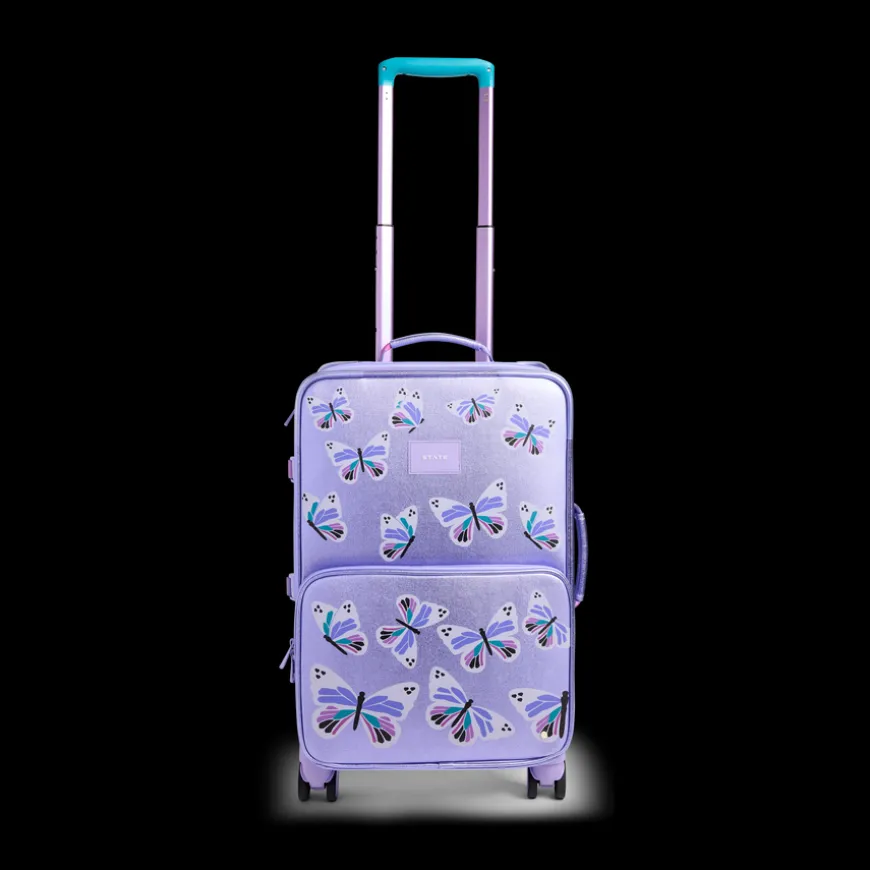STATE Bags | Logan Suitcase Metallic Butterfly